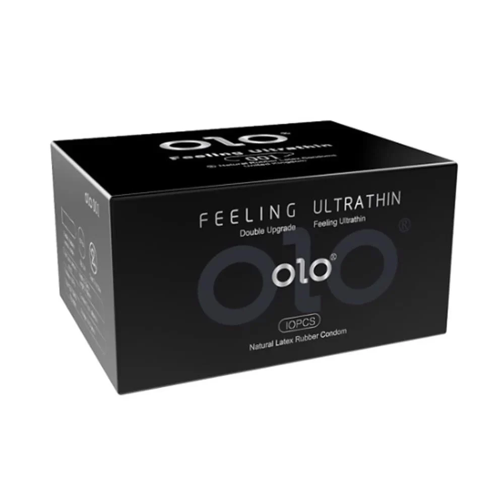 Bao Cao Su 0.01 OLO Đen Hương Vani, Siêu Mỏng, Nhiều Gel Bôi Trơn Kéo Dài Thời Gian - Hộp 10 chiếc 7 Bao Cao Su 0.01 OLO Đen Hương Vani, Siêu Mỏng, Nhiều Gel Bôi Trơn Kéo Dài Thời Gian - Hộp 10 chiếc