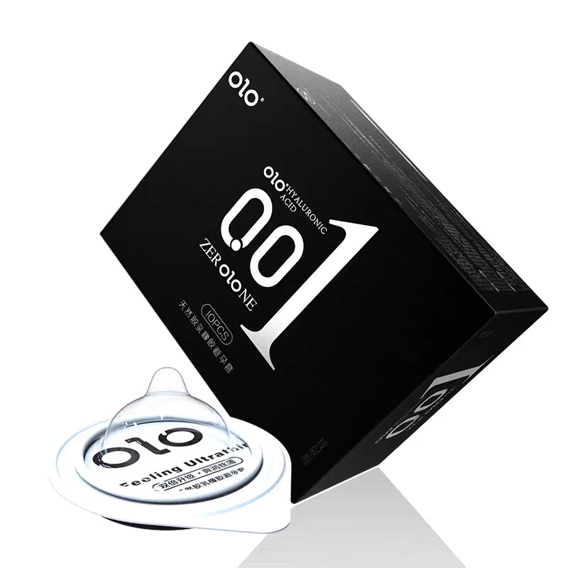 Bao Cao Su 0.01 OLO Đen Hương Vani, Siêu Mỏng, Nhiều Gel Bôi Trơn Kéo Dài Thời Gian - Hộp 10 chiếc 18 df0f6a4e6051ac0ff54057