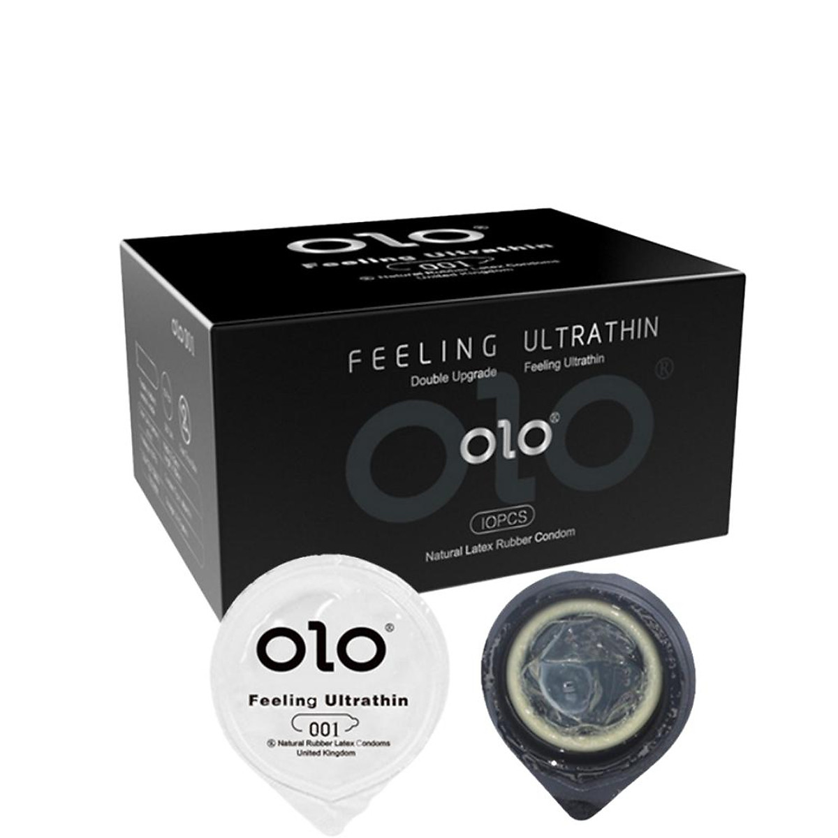 Bao Cao Su 0.01 OLO Đen Hương Vani, Siêu Mỏng, Nhiều Gel Bôi Trơn Kéo Dài Thời Gian - Hộp 10 chiếc 6 Bao Cao Su 0.01 OLO Đen Hương Vani, Siêu Mỏng, Nhiều Gel Bôi Trơn Kéo Dài Thời Gian - Hộp 10 chiếc