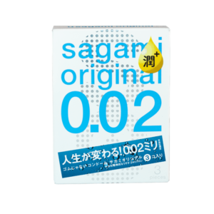 Bao Cao Su Sagami Original 002 Extra (Hộp 3) - Tăng 30% Gel - Siêu Mỏng 0.02mm