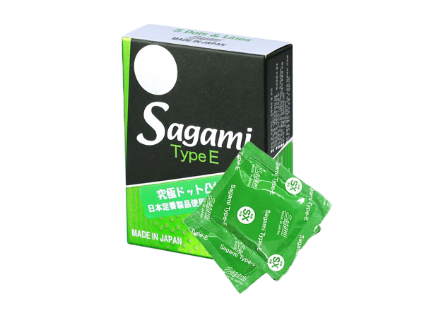 Bao Cao Su Sagami Type E – Hộp 5 Chiếc, Gân Gai 6 Bao Cao Su Sagami Type E – Hộp 5 Chiếc, Gân Gai