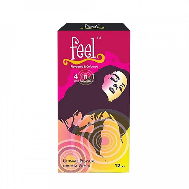 Bao Cao Su Feel Euphoria 4 In 1 - Kéo Dài Thời Gian 1 Bao Cao Su Feel Euphoria 4 In 1 - Kéo Dài Thời Gian
