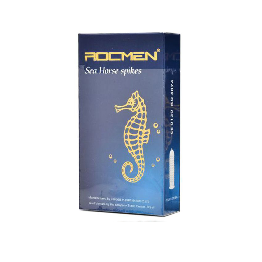 Bao Cao Su Rocmen Sea Horse Spike Gân Gai - Kéo Dài Thời Gian 4 Bao Cao Su Rocmen Sea Horse Spike Gân Gai - Kéo Dài Thời Gian