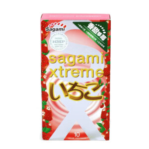 bao cao su sieu mong sagami xtreme strawberry 10 c 1