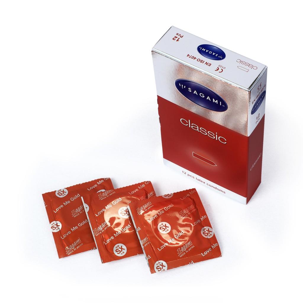 Bao Cao Su Sagami Classic – Hộp 12 Chiếc, Mỏng, Ôm Khít 14 de507bb27f7b4b59b4e54d7054a0a2eb