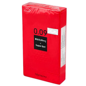 Bao Cao Su Sagami Super Dot 0.09 – Hộp 10 Chiếc, Siêu Gai