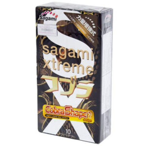 Bao Cao Su Sagami Xtreme Cobra Shape – Hộp 10 cái, Lấy Y Tưởng Từ Hình Dáng Rắn Hổ Mang Mạnh Mẽ