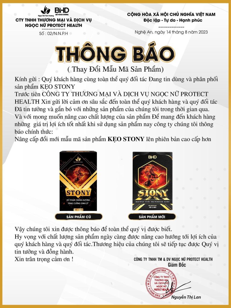 thong bao keo stony