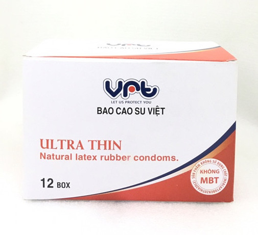 Bao Cao Su VRT Siêu Mỏng 2 Bao Cao Su VRT Siêu Mỏng