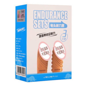 Bao Cao Su Bộ 2 Đôn Đầu Cao Cấp Kèm Vòng Silicon Endurance