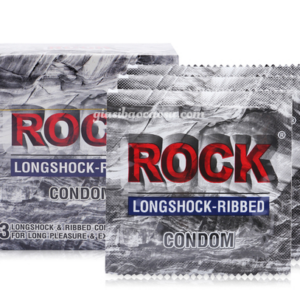 Bao Cao Su Rock Longshock Kéo Dài Thời Gian Gân Gai Hộp 3 Cái