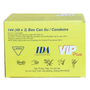 Bao Cao su Vip Plus Hộp 144 Cái
