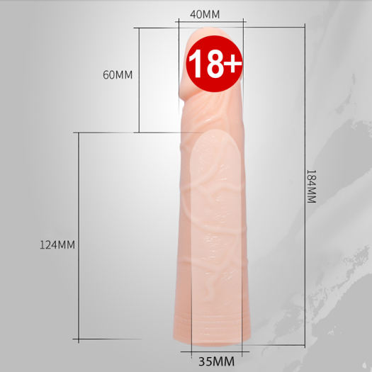 Bao Cao Su Đôn Dên LyBaile Màu Da Dài Thêm 6cm 13