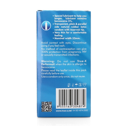 Bao Cao Su True-X Performax Kéo Dài Thời Gian 4 Bao Cao Su True-X Performax Kéo Dài Thời Gian