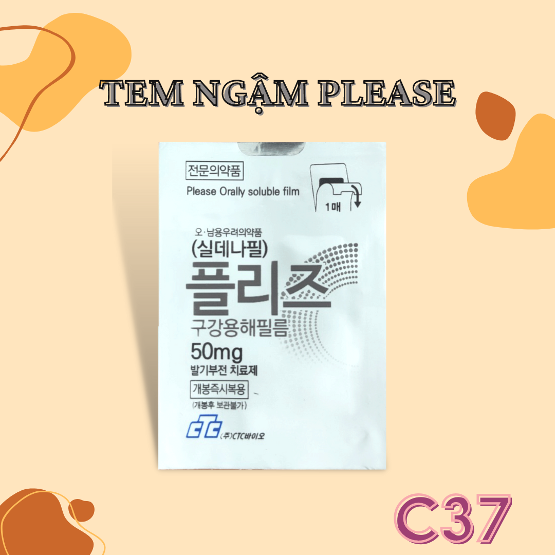 Tem Ngậm Please Orally Soluble Film 50mg 2 Tem Ngậm Please Orally Soluble Film 50mg