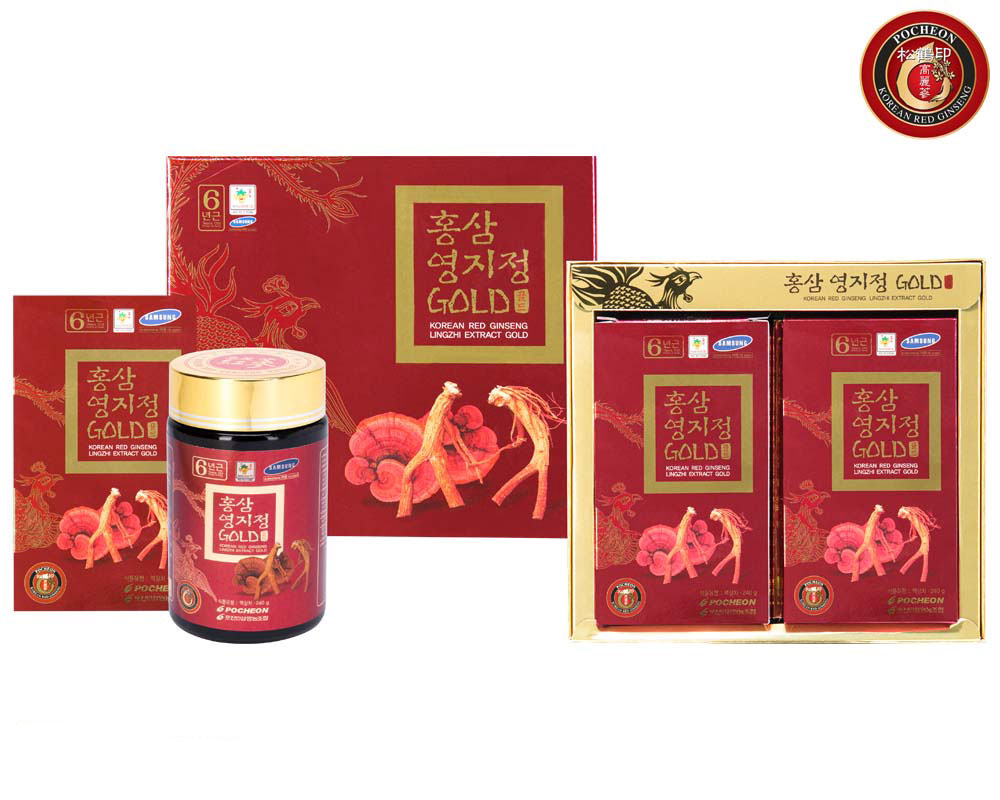 Cao hồng sâm Linh chi POCHEON Extract Gold 240g x 2 lọ 13 Cao hong sam Linh chi POCHEON Extract Gold 240g 1