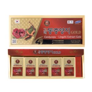 Cao linh chi đông trùng hạ thảo POCHEON Extract Gold 50g 5 lọ