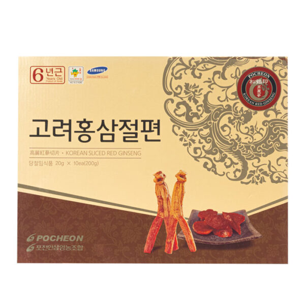 Hồng sâm thái lát tẩm mật ong POCHEON Sliced hộp 200g 16 Hong sam thai lat tam mat ong pocheon 200g Ginseng with Honey 2 600x600 1
