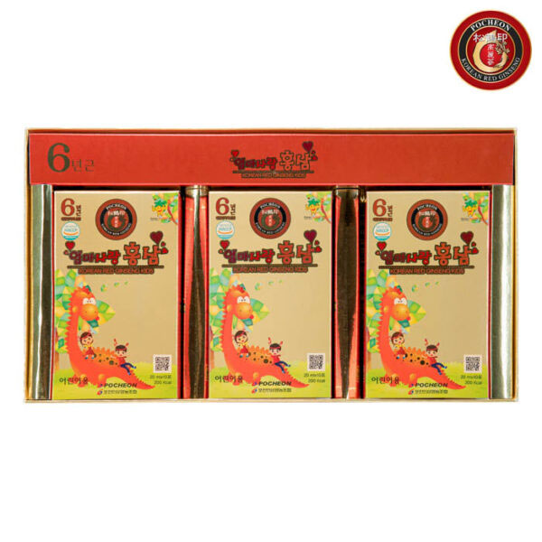 Nước hồng sâm trẻ em Hàn Quốc POCHEON Kids 20ml 30 gói 5 Nước hồng sâm trẻ em Hàn Quốc POCHEON Kids 20ml 30 gói