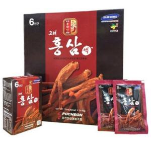 Nước Hồng Sâm Pocheon Korean Red Ginseng Drink (70ml x 30 gói)