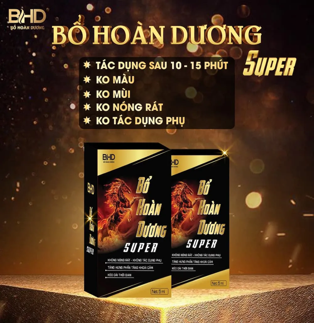 Chai Xịt Hỗ Trợ Bổ Hoàn Dương Super - 5ml