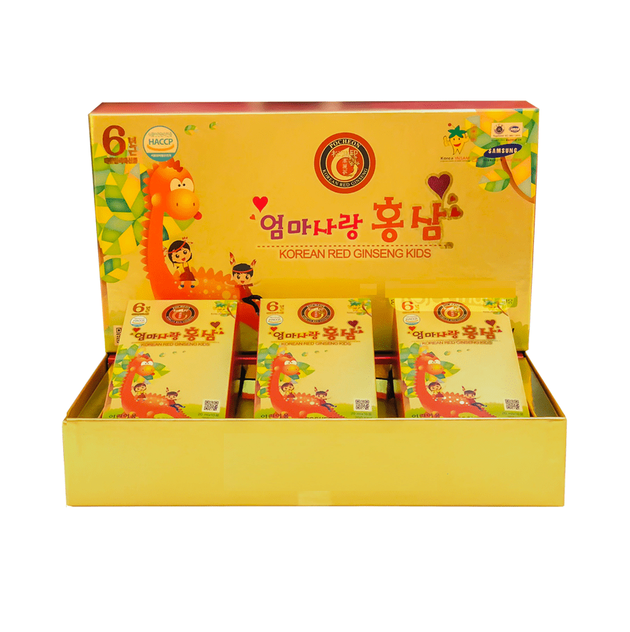 Nước hồng sâm trẻ em Hàn Quốc POCHEON Kids 20ml 30 gói 16 hong sam tre em 1