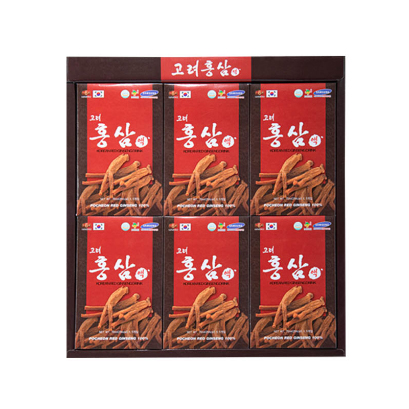 Nước Hồng Sâm Pocheon Korean Red Ginseng Drink (70ml x 30 gói) 17 nuoc hong sam pocheon korean red ginseng drink 1