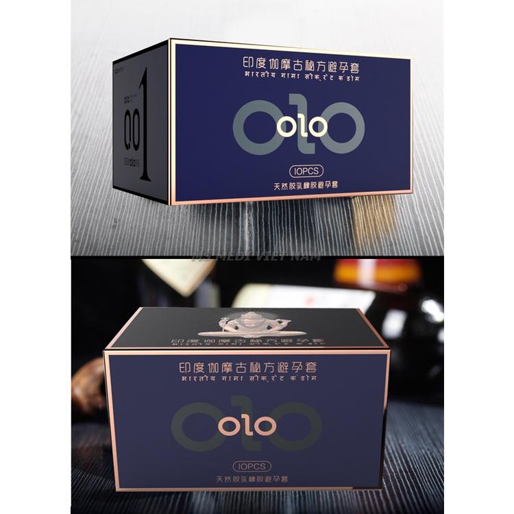 Bao Cao Su OLO 0.01 Xanh - Siêu Mỏng, Mát Lạnh, Kéo Dài Thời Gian - Hộp 10 Cái 2 Bao Cao Su OLO 0.01 Xanh - Siêu Mỏng, Mát Lạnh, Kéo Dài Thời Gian - Hộp 10 Cái