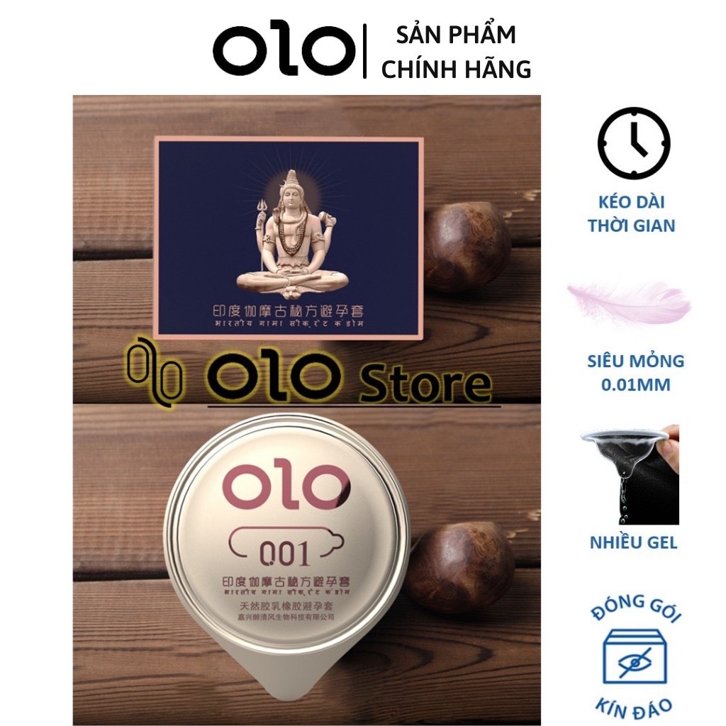 Bao Cao Su OLO 0.01 Xanh - Siêu Mỏng, Mát Lạnh, Kéo Dài Thời Gian - Hộp 10 Cái 16 1f0f3812c51e9dc2266e15326b9629ab