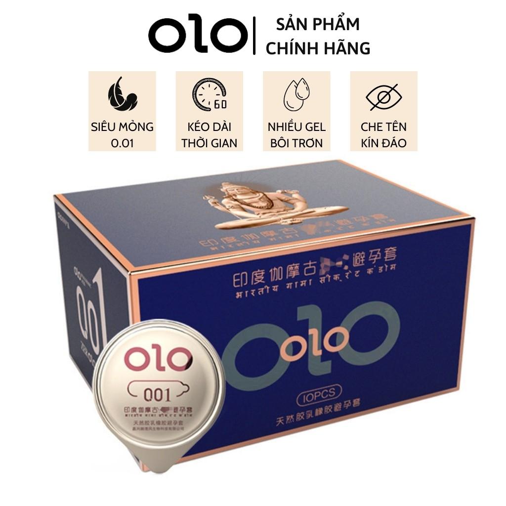 Bao Cao Su OLO 0.01 Xanh - Siêu Mỏng, Mát Lạnh, Kéo Dài Thời Gian - Hộp 10 Cái 15 9541a7e42196dab5c106fc0be433a3d8