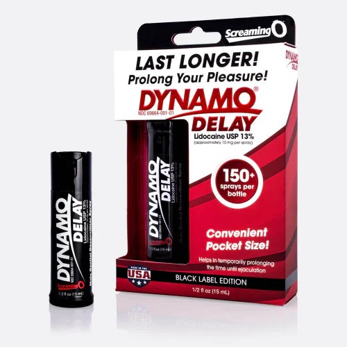 Chai Xịt USA Dynamo Delay Black Label Edition – Kéo Dài Thời Gian – 15ml 12 dynamo delay black label edition chinh hang