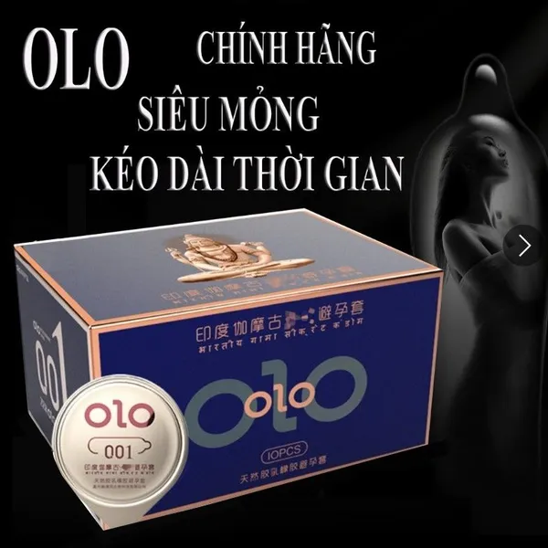 Bao Cao Su OLO 0.01 Xanh - Siêu Mỏng, Mát Lạnh, Kéo Dài Thời Gian - Hộp 10 Cái 14 f5bc36a0 e4bc 11ec 9c99 2f22ca2532f5