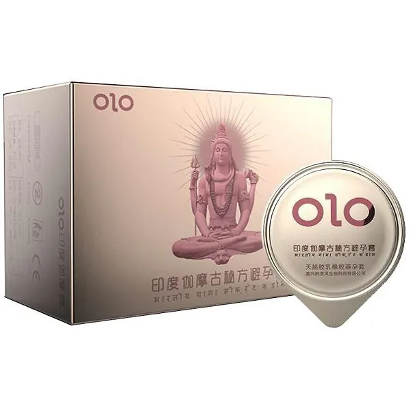 Bao Cao Su OLO Gamma Formula - Kéo Dài Thời Gian, Gân Gai - Hộp 10 Cái 15 olo hong 2