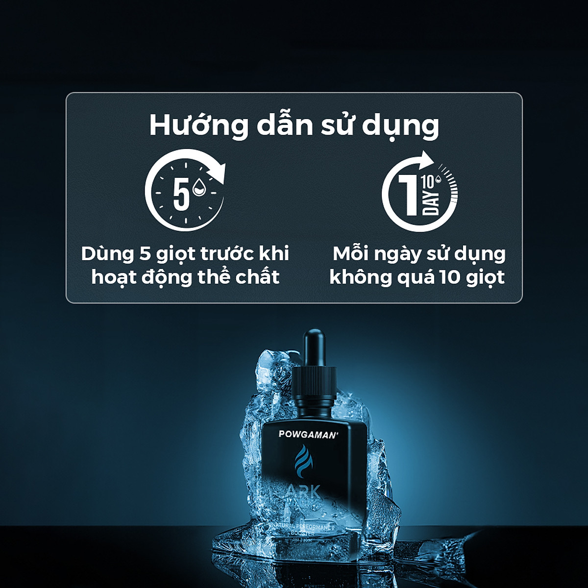 Tinh chất gia tăng cảm xúc Powgaman Ark Drops - Chai 30ml 6 Tinh chất gia tăng cảm xúc Powgaman Ark Drops - Chai 30ml