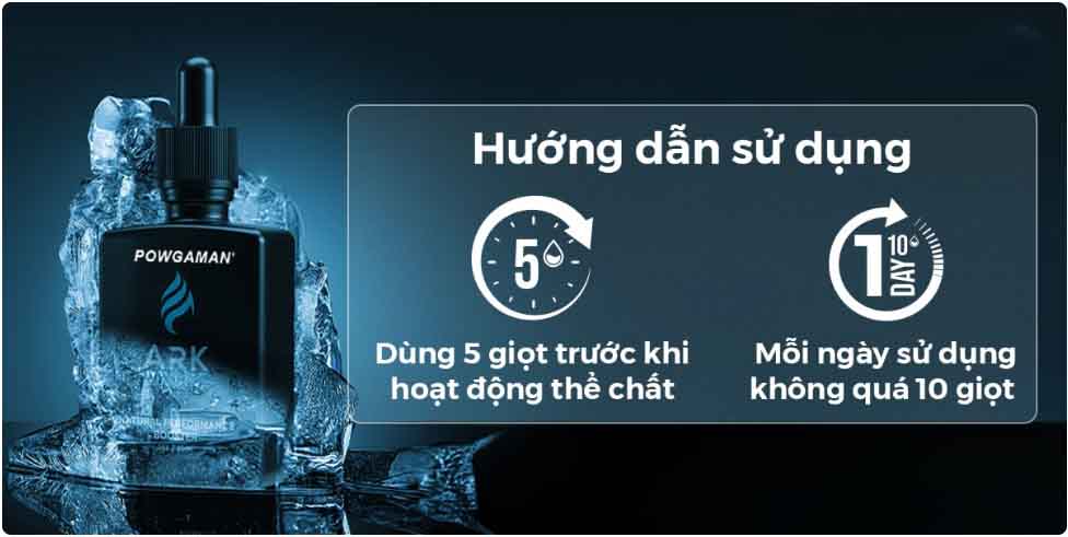 Tinh chất gia tăng cảm xúc Powgaman Ark Drops - Chai 30ml 10 Tinh chất gia tăng cảm xúc Powgaman Ark Drops - Chai 30ml