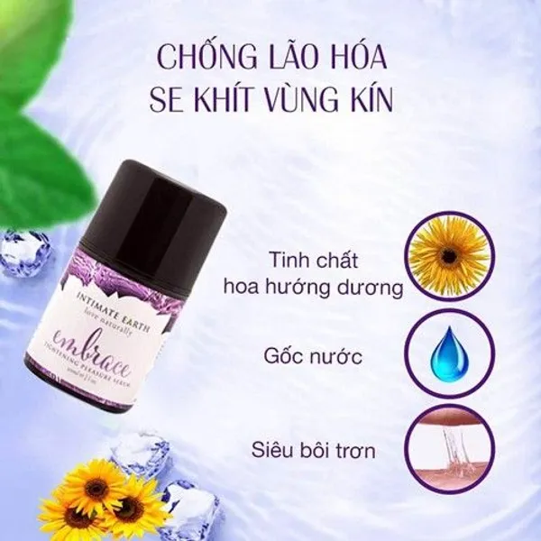 Gel Se Khít Âm Đạo Embrace Tăng Khoái Cảm Dành Cho Nữ 2 Gel Se Khít Âm Đạo Embrace Tăng Khoái Cảm Dành Cho Nữ