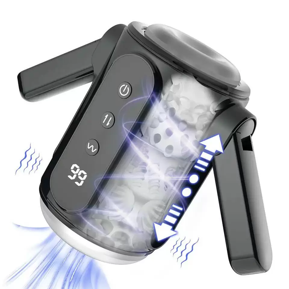 Cốc Thủ Dâm Cầm Tay Both Hand Rung và Co Bóp Nhiều Chế Độ 2 Cốc Thủ Dâm Cầm Tay Both Hand Rung và Co Bóp Nhiều Chế Độ
