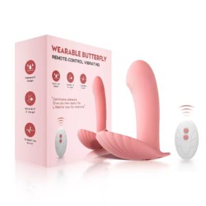 Trứng Rung Tình Yêu Mini Wearable Bufferly Điều Khiển Từ Xa