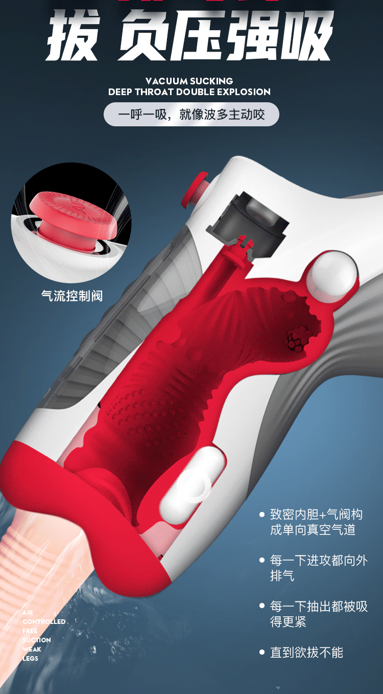 Cốc Thủ Dâm Mô Phỏng Như Miệng Tự Động Có Bóp - Leten New Air Oral 4 Cốc Thủ Dâm Mô Phỏng Như Miệng Tự Động Có Bóp - Leten New Air Oral