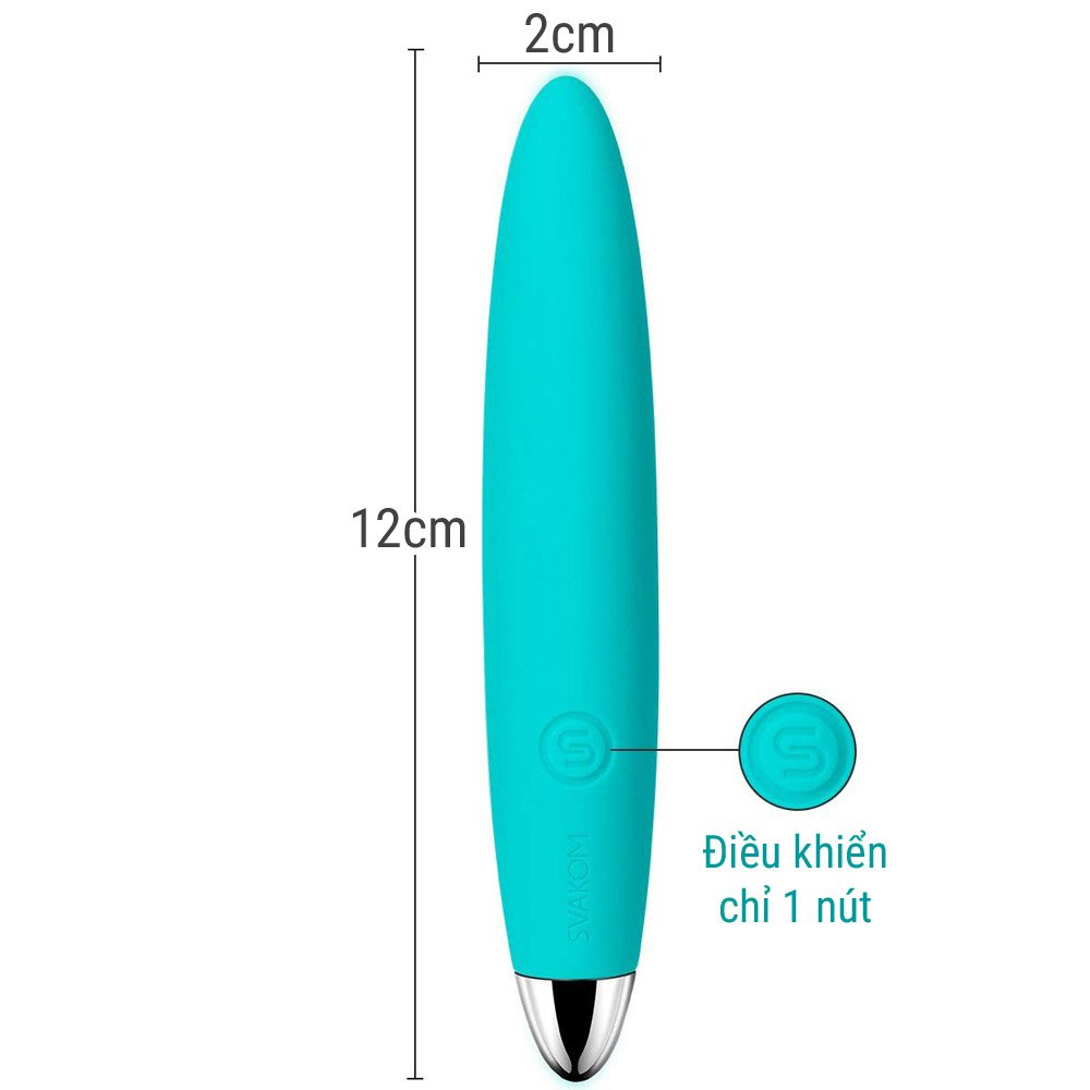 Svakom Daisy Thanh Rung Kích Thích Điểm G Sung Sướng Bất Tận 18 kich thuoc thanh rung kich thich diem G svakom daisy