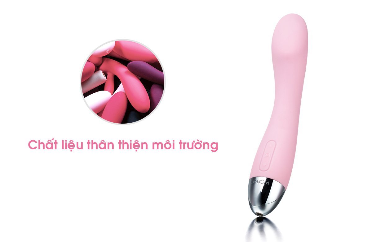 may mat xa diem G svakom amy chat lieu silicone