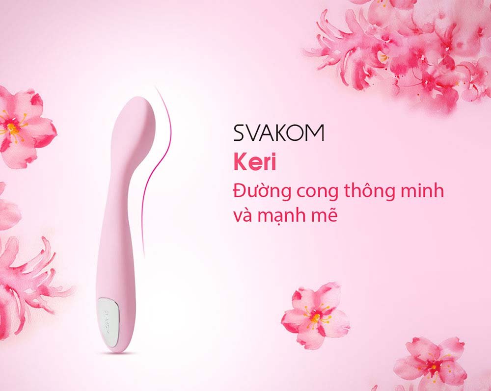 Svakom Keri Ngón Tay Rung Chạm Điểm G Cho Nữ 27 svakom keri ngon tay rung cham diem g duong cong nhe nhang
