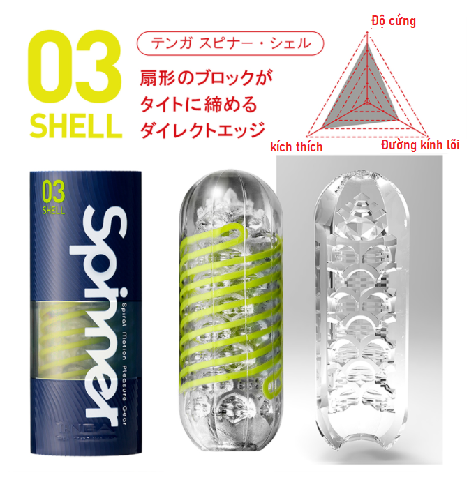 Cốc Tự Sướng Tenga Spinner 6 Styles 9 Cốc Tự Sướng Tenga Spinner 6 Styles