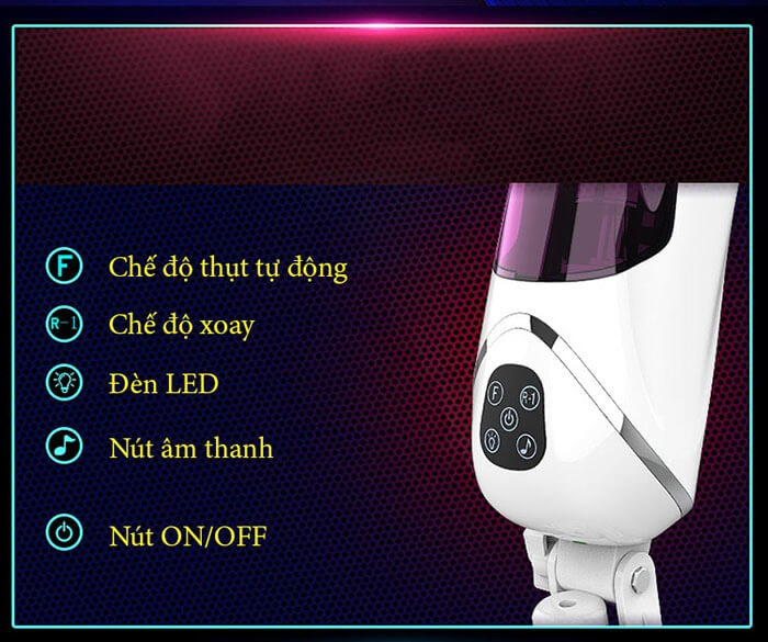 Cốc Thủ Dâm Easy Love Comanche Đa Năng Tự Động Gắn Tường 12 may thu dam tu dong gan tuong da nang cho nam comanche anh 06