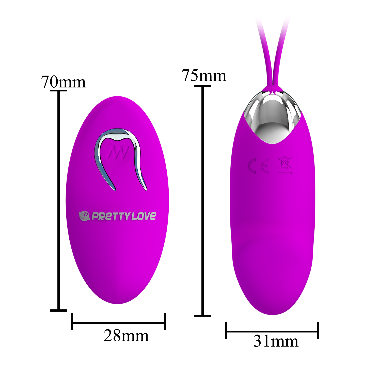 Trứng Rung Pretty Love Julia Không Dây Tự Tin Cho Nàng Lên Đỉnh 28 BI 014362W 4 07