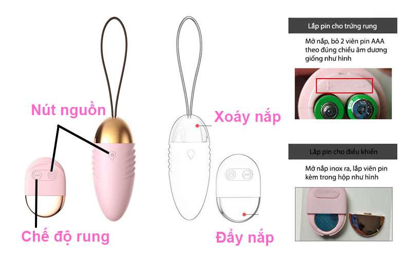 Huong dan su dung trung rung tinh yeu Vibrator