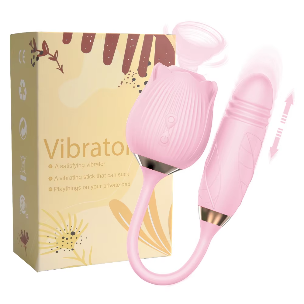 Trứng Rung Hình Bông Hồng Với 10 Chế Độ Rung Mút 4 Trứng Rung Hình Bông Hồng Với 10 Chế Độ Rung Mút