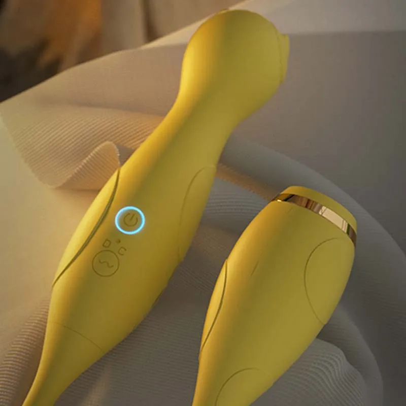 Trứng Rung Hai Đầu Mini Hình Mèo 10 Chế Độ Rung 42 Spot Vibrator Sex Toys for Woman Handheld Lesbian Japanese Massage Wand Vibrator 3