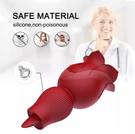 Sucker Vibrating Clit Sucking Tongue Licking Rose Vibrator for Women Adult Toys 3 11zon