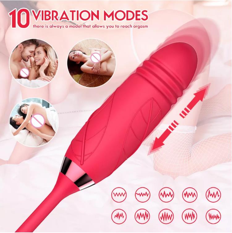 Trứng Rung Hình Bông Hồng Với 10 Chế Độ Rung Mút 35 description image 7 2